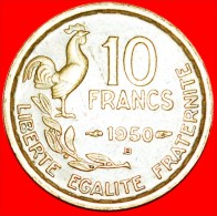 * COCK (1950-1959): FRANCE ★ 10 FRANCS 1950B SCARCE!  LOW START ★ NO RESERVE! - 10 Francs