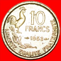 * COCK (1950-1959): FRANCE★ 10 FRANCS 1953! LOW START ★ NO RESERVE! - 10 Francs