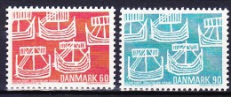 DANEMARK 1969 YT N° 486 Et 487 ** - Ungebraucht