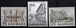 Denmark 1975  MiNr.592-94 MNH (**) Building Frednings Year /Gebäude Frednings Jahr     (lot B 567) - Unused Stamps