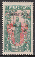 Cameroun    Scott No   142    Unused Hinged    Year   1916 - Ungebraucht