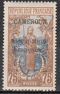 Cameroun    Scott No   143    Unused Hinged    Year   1916 - Ungebraucht