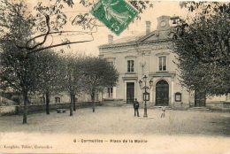 CPA - CORMEILLES-en-PARISIS (95) - Aspect De La Place De La Mairie En 1907 - Cormeilles En Parisis