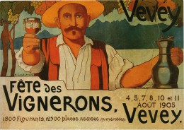 Suisse Vevey Fête Des Vignerons 4.5.6.7.8.10.&.11.Aout 1905 (le Lot De  7 Cartes Exceptionnel) - VD Waadt