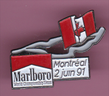 46639- Pin's.Rallye Automobile.Montreal.F1.Marlboro. - Rally