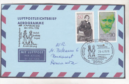 Germany DDR Old Aerogramme - Circulated 1979 To Romania - Briefomslagen - Gebruikt