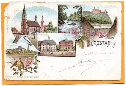 Gruss Aus Burgstadt I S 1898 Postcard - Burgstädt