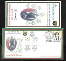 INDIA, 2010, ARMY POSTAL SERVICE COVER,Sentinels Of The North East,  Army + Brochure, Militaria, Military - Cartas & Documentos