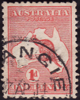 AUSTRALIE  1912-19-  YT  2  -  Kangourou -  Oblitéré - Cote  1e - Oblitérés