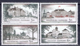 DK+ Dänemark 1994 Mi 1073-77 Mnh Schlösser - Ungebraucht