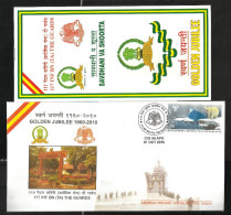 INDIA, 2010, ARMY POSTAL SERVICE COVER, 117 INF BN, TA, The Guards, Army + Brochure, Militaria, Military - Covers & Documents