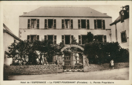 29 LA FORET FOUESNANT / Hôtel De L'Espérance / - La Forêt-Fouesnant