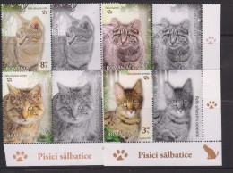 O) 2014 ROMANIA, WILD CA - FELIS, MNH - Unused Stamps