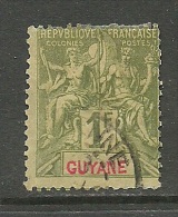 GUYANE Guyana FRANKREICH 1892 Michel 41 O - Gebraucht