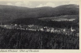 AK SCHIERKE -Blick Auf Oberschierke - Karte. Gel 1938 - Schierke