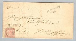 Heimat DE BW Adelsheim 1867-02-16 Brief > Gerlachsheim - Briefe U. Dokumente