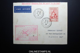 France: Premier Liasions De Nuit  Pau -Paris  13-5-1939 - 1927-1959 Briefe & Dokumente