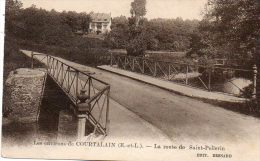 CPA - Environs De COURTALAIN (28) - Aspect Du Pont Sur La Route De Saint-Pellerin En 1927 - Courtalain