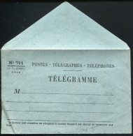 FRANCE - ENVELOPPE DE TELEGRAMME N° 711 - NEUVE - TB - Telegraph And Telephone