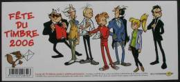 BC 3877a - Couverture Carnet Spirou (Fête Du Timbre 2006) - Stamp Day