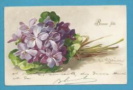 CPA 12650 - Gaufrée Embossed Fleurs Bouquet De Violettes Illustrateur Catharina KLEIN - Klein, Catharina