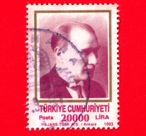 TURCHIA - Usato - 1993 - Kemal Ataturk (1881-1938) - 20.000 - Gebruikt