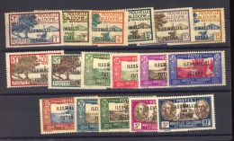 01010   -  Wallis Et Futuna     :   Yv  43...63  *    17 Valeurs - Unused Stamps