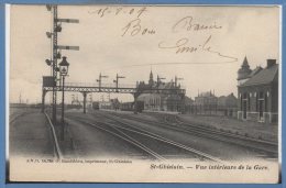 BELGIQUE --  SAINT GHISLAIN -- Vueb Intérieure De La Gare - Saint-Ghislain