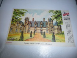 BLOTTER BUVARD Publicitaire  Biscottes Allégées Grégoire - Château De Goulaine Loire Inférieure - Biscottes