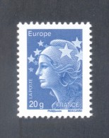Marianne De Beaujard  -  V P  "Bleu" 20 Gr Europe - Adhésif  - TD 205 - - Autres & Non Classés