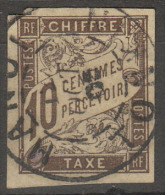 #87# COLONIES GENERALES TAXE N° 19 Oblitéré Hanoi (Tonkin) - Taxe