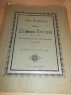 Erinnerung An Pater Baumann , Solothurn 1890 , Kloster , 22 Seiten !!! - Other & Unclassified