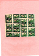 Bloc De 25 Timbres Neufs 35c, Paysage Et Case Indigéne   île Wallis Et Futuna - Neufs