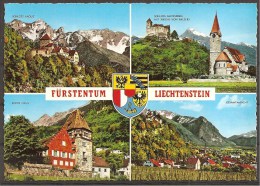 Liechtenstein, Ver. Ansichten, Ungelaufen - Liechtenstein