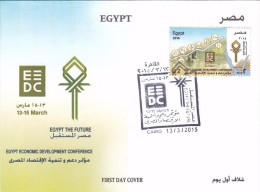 Fdc EGYPT 2015 Egypt Economic Development Conference */* - Covers & Documents