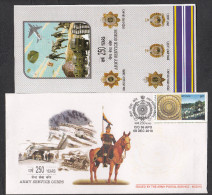 INDIA, 2010, ARMY POSTAL SERVICE COVER, Army Service Corps, Army + Brochure, Militaria, Military - Covers & Documents