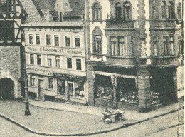 Rarität Nordhausen Th. Goldwaren C. Eggebrecht Rautenstraße Sw 1.6.1922 N. Hamb. - Nordhausen