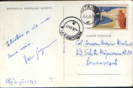 Romania - Postcard Circulated In 1963  With Stamp Seaside Resort V.Roaita  - 2/scans - Briefe U. Dokumente