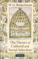 The Theory Of Cultural And Social Selection By Runciman, W. G (ISBN 9780521136143) - Sociology/ Anthropology