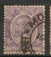 Timbres - Grande-Bretagne (ex-colonies Et  Protectorats) - Kenya Et Ouganda - 1921/25 - 5 C. - - Kenya & Uganda