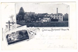 AK ZH Gruss Aus Ebertsweil B/Hausen A/A Ges. 14.9.1903 Foto R. Bürgi - Hausen Am Albis 