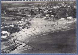 Carte Postale 44. Les Moutiers  Plage Du Pré-Vincent  Vue D'avion  Trés Beau Plan - Les Moutiers-en-Retz