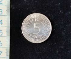 Monnaie 5 Mark Argent 1969 - 5 Marcos