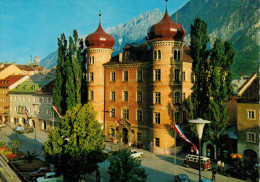 LIENZ  HAUPTPLATZ  MIT  LIEBBURG VON 1606 UND LIENZER DOLOMITEN             (VIAGGIATA) - Lienz