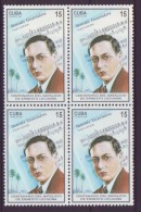 1995.51- CUBA 1995. MNH. ERNESTO LECUONA. MUSICO. MUSICA. MUSIC. BLOCK 4. - Unused Stamps