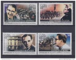 2010.55 CUBA 2010 MNH. 50 ANIV DE LA ORQUESTA SINFONICA NACIONAL. MUSICA. MUSIC. AMADEO ROLDAN. GONZALO ROIG. - Unused Stamps