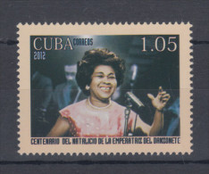 2012.82 CUBA MNH 2012 CENTENARIO DE LA REINA DEL DANZON. SINGER MUSIC - Unused Stamps