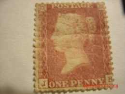 GREAT BRITAIN, SCOTT# 20, 1p ROSE RED , MINT OGH - Nuovi