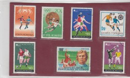 Tema Calcio - 7 Stamps Used - Usati