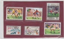 Tema Calcio - 6 Stamps Used - Oblitérés